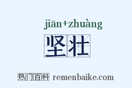 坚壮是什么意思的图片